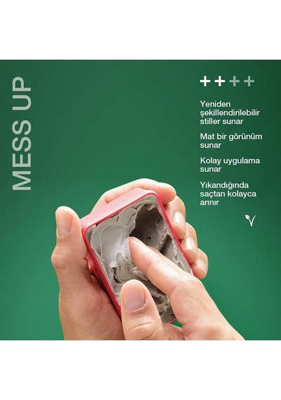 Mess Up Mat Şekillendirici Gum Macun 100ml + Bc Acil Kurtarma Kürü 30ml