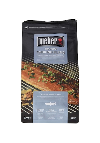Weber 17665 Tütsü Cipsi, Deniz Ürünleri, 700 G, Hafif Meyveli Duman Aroması, Somon, Uskumru, Karides Ve Diğer Deni