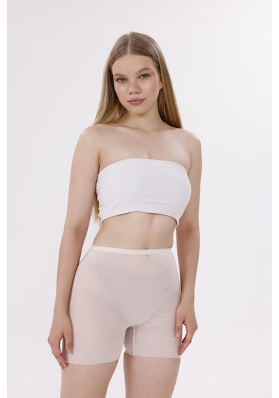 Ang Butik Freshness 0024 Lazer Kesim Tül Boxer Korse Ten