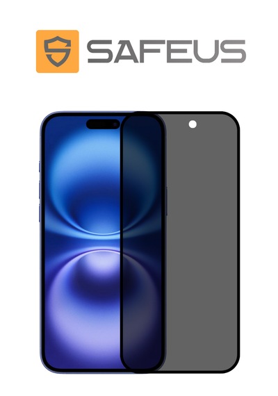 Safeus Tam Kaplayan Hayalet Parmak İzi Bırakmayan Safir Ekran Koruyucu Cam , Apple Uyumlu iPhone 16 Plus İle