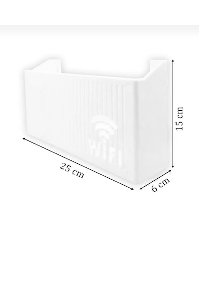 Wifi Saklama Toplama Kutusu Duvara Asılabilir Pleksi Sigorta Kutusu Gri