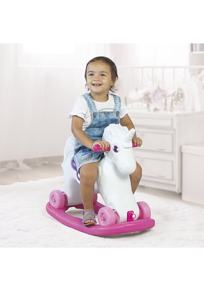 Oyuncak Unicorn Sallanan Tekerlekli At 2 Adet