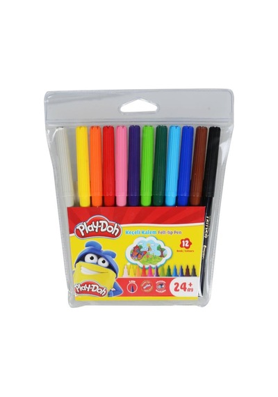 Play-Doh Keçeli Boya Kalemi 12 Renk 2Mm