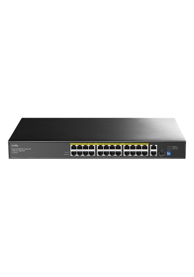 Cudy Fs1026ps1 - 24-port 10/100m Poe+ Switch With 2 Gigabit Port+ 1sfp 300w