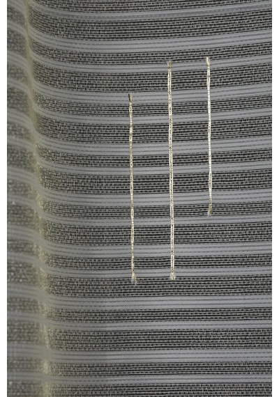 Organze 1950 Krem Renk 5 3 Hazır Dikilmiş Pileli Fon Perde 300 260 Cm Krem