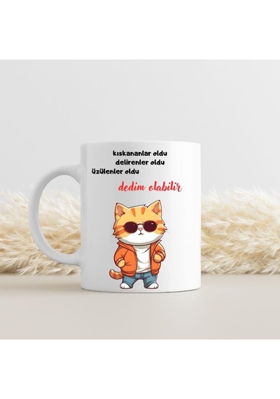 Kıskananlar Oldu Tasarımlı Espirili Kupa Bardak