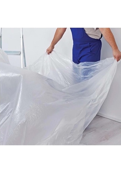 Arma Naylon Tadilat Boya Koruyucu Örtü Poşet Folyo - 4x10 Metre - 40 M2 - 5 Paket