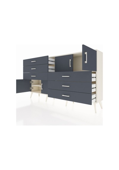 Arges Konsol 2 Raflı 6 Çekmeceli 4 Kapaklı 176x30x99 Aytaşı-antrasit Antrasıt/antrasıt - Aytası Arges Konsol 2 Raflı 6 Çekmeceli 4 Kapaklı 176x30x99 Aytaşı-antrasit Antrasıt/antrasıt - Aytası