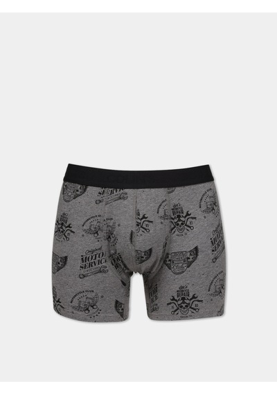 Colin's Colins Modern Fit Baskılı Erkek Gri Boxer Cl1075761 Q1.v2 Mga Gri Melanj