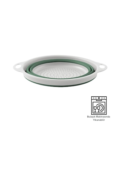Outwell Collaps Colander Katlanır Kamp Karavan Süzgeci S. Green Yeşil-gri