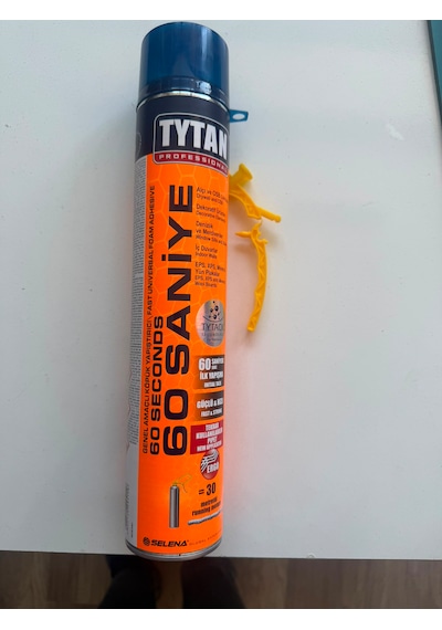 Tytan 60 Saniye Pu Köpük Yapıştırıcı