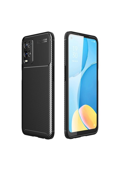 A54 4g Kılıf Auto Focus Karbon Kapak - Siyah İtdark32668
