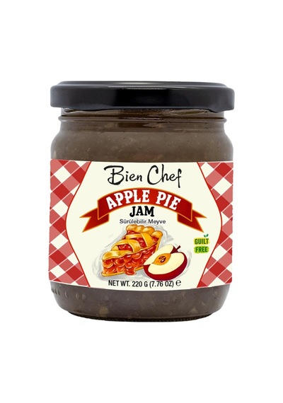 Bien Chef Enerji Koleksiyonu 3'lü Reçel Seti 3x220 Gr Çilekli Pina Colada, Elmalı Turta, Şeftalili Buzlu Çay