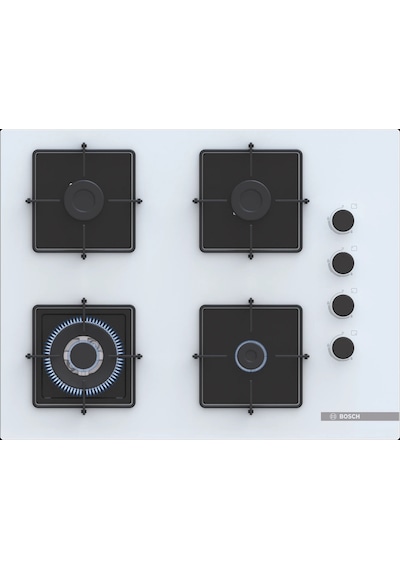 Bosch White Deluxe HBG7341W1 3D Fry - POH7C2P31O 67 CM Wok Bek - DWK66PJ20T 3 Lü Ankastre Set 620