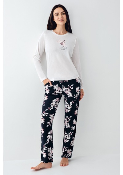 Pierre Cardin Kadın Beyaz Pijama Takımı Pc9106-s-v1 Beyaz