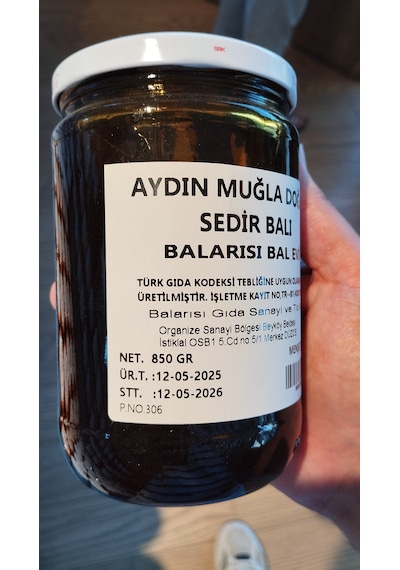 Aydın Doğal Sedir Balı 850g Yoğun Aromalı Saf Bal