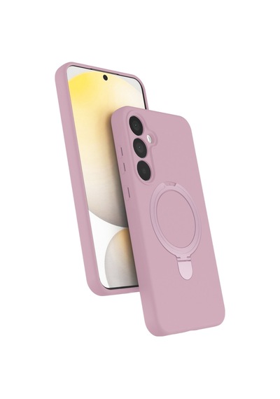 Samsung Galaxy A35 5g Uyumlu Regal Magsafe Standlı Kapak - Açık Pembe