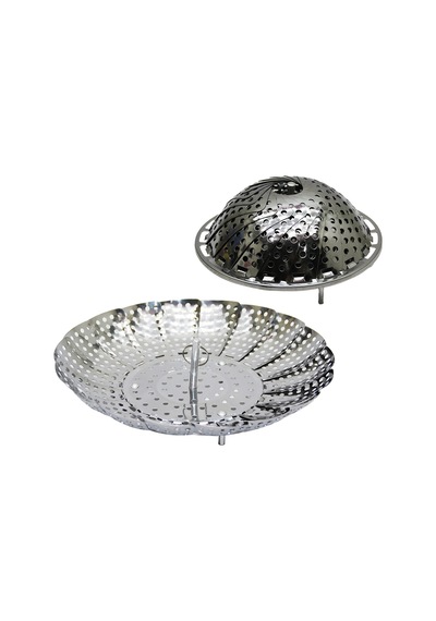 Küçük Metal Buharda Sebze Pişirici Sepet Haşlama Aparatı Bx40