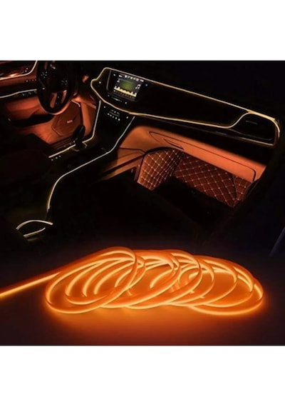 Turuncu 5 Metre Neon Ip Torpido Neon Şerit Ledi