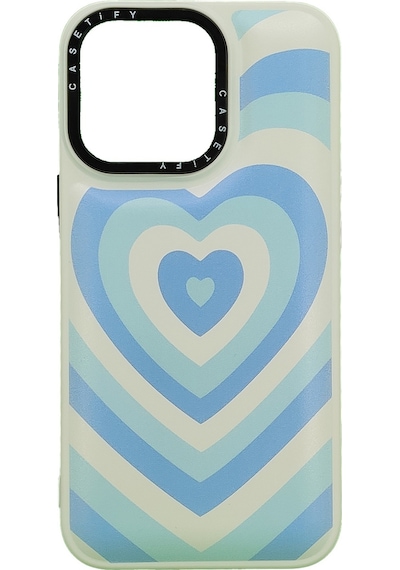Nettech Apple Uyumlu iPhone 13 Pro Kalpli Casetify Seri Arka Koruma Kılıf - Mavi Mavi
