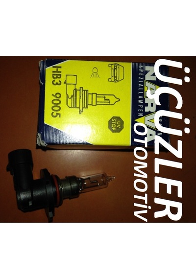 Yandan Soketli Hb3 Ampul Narva 9005 12V 65W