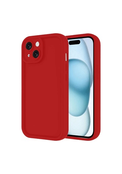 Newface Apple İphone 14 Kılıf Viera Silikon - Kırmızı