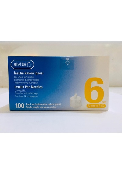 Alvita Kalem İğnesi 6 Mm X 31 G