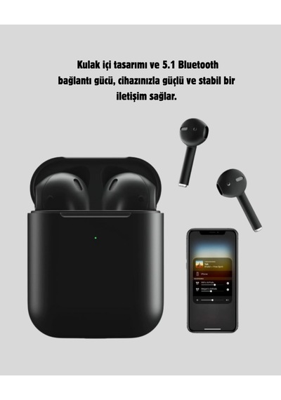 Mey İthalat Tws Pro 5 Kablosuz Kulaklık Bluetooth 5.1, Gürültü Engelleme, Uzun Pil Ömrü Diğer