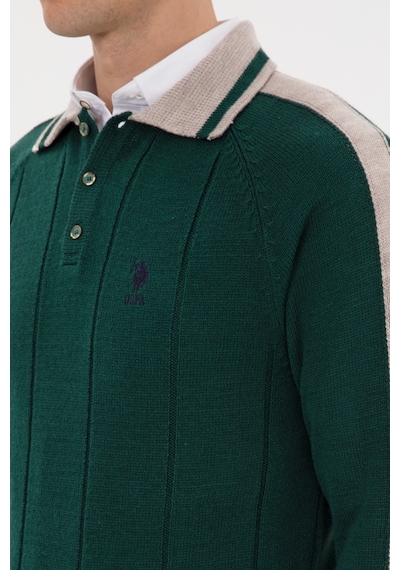 U.S. Polo Assn. U.s. Polo Assn. Erkek Koyu Yeşil Kazak /triko 50315043-vr079 Koyu Yesıl