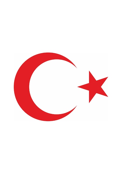 Ay Yıldız Sticker Türk Bayrağı Sticker (394290097)