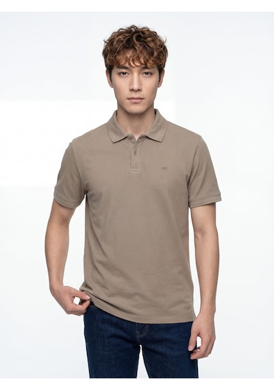 LOFT Regular Fit Erkek Polo K.kol Vizon