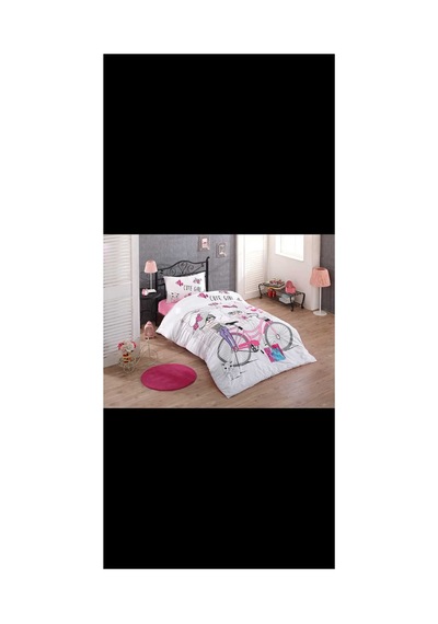 Cute Girls Tek Kişilik Nevresim Takımı Çok Renkli - 937477590 Çok Renkli