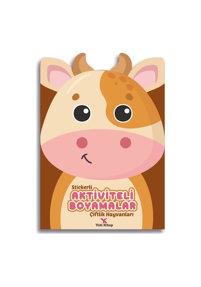 Stickerli Aktivite Ve Boyamalar Çiftlik Hayvanları