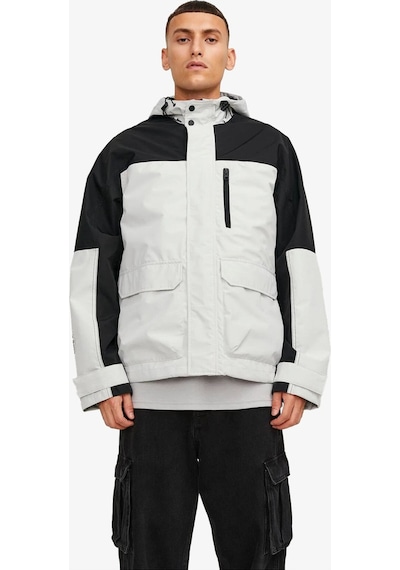 Jack & Jones Jcohike Light Erkek Gri Mont 12253569-Marshmallow Gri