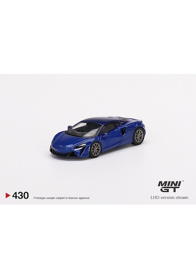 Mini gt 430 McLaren Artura Volcano Blue 1:64 Model Araba