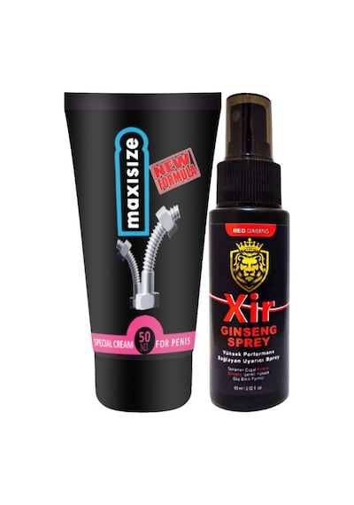 Maxsize Maxi Size Erkeğe Özel 50 Ml Krem + Xir 3xeffect Spray 60 Ml