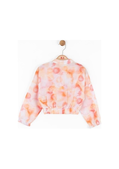 Nk Kids Kız Çocuk Georgia Ceket 38537 Coral Beyaz - Somon