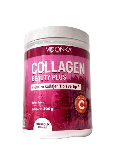 Voonka Collagen Beauty Plus Powder 300 Gr - Karpuz Çilek