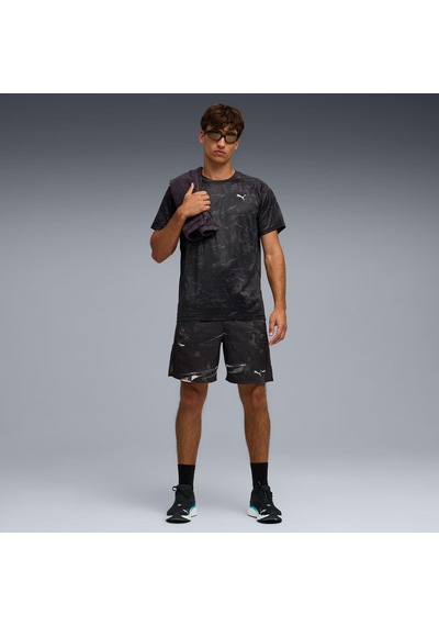 Puma Run Velocity Aop Erkek Tişört C-pum527603p01p01 SIYAH