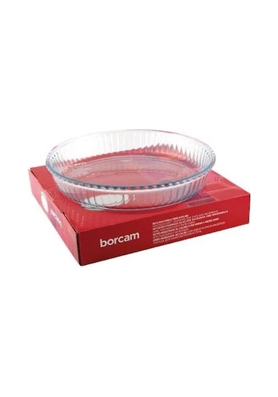 Paşabahçe 59044 Borcam Yuvarlak Tepsi 26 CM 1720 CC Paşabahçe 59044 Borcam Yuvarlak Tepsi 26 CM 1720 CC