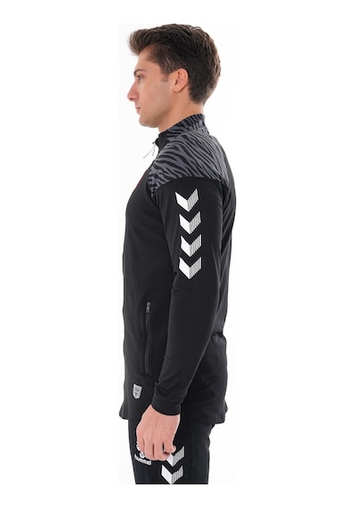 Hummel Tff Hakem Ders Ve Kamp Eşofman Üstü Siyah Siyah