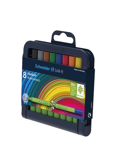Schneider Fiber Uçlu Kalem Lınk-It 0.4 Mm 8 Li Set SCT896