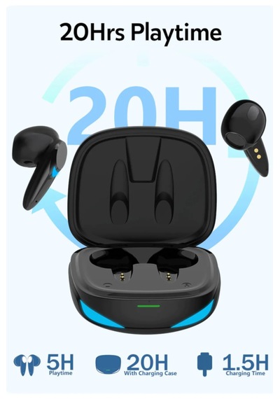 Qasul G10 Kablosuz Bluetooth 5.2 Oyuncu Kulaklığı