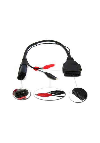 Summer Love Fiş Konnektör Adaptörü Araç Uzatma Kabloları İçin Yüksek Kaliteli Obd2 Kablosu 3 Pin'den 16 Pin'e