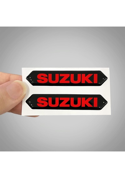 Suzuki 3D Kırmızı Arma Sticker Yapıştırma 2 Adet Suzuki 3D Kırmızı Arma Sticker Yapıştırma 2 Adet