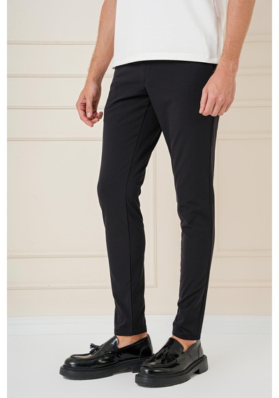 Efor P 1161 Slim Fit Siyah Klasik Pantolon Siyah