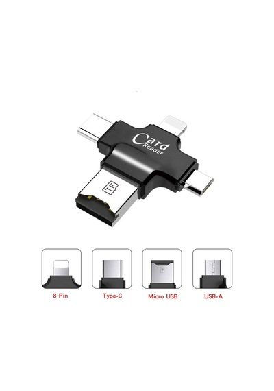 Apera GN-24 OTG 4 in 1 Micro USB Flash Disk Type C Mikro SD Kart