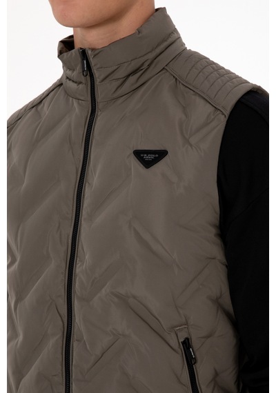 U.s. Polo Assn. Erkek Vizon Yelek Dokuma 50310304-vr052 Vizon