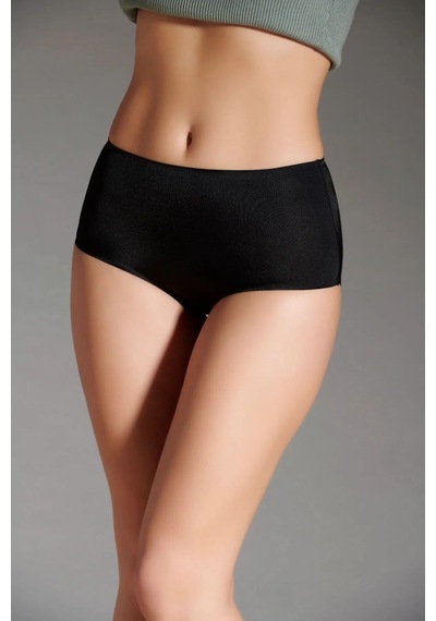 Eros Kadın Lazer Kesim Silikonlu Bato Slip Siyah 001