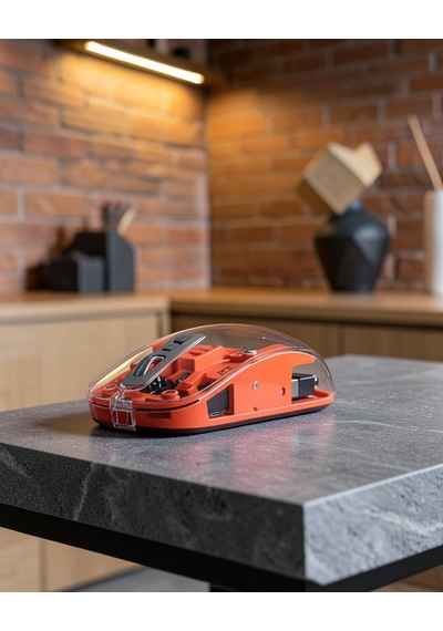 Şeffaf Kablosuz Mouse Uczzzm223mouseturuncu-4 Belirtilmemiş